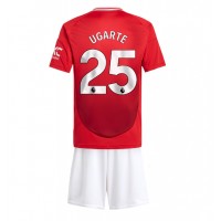 Manchester United Manuel Ugarte #25 Replica Home Minikit 2024-25 Short Sleeve (+ pants)